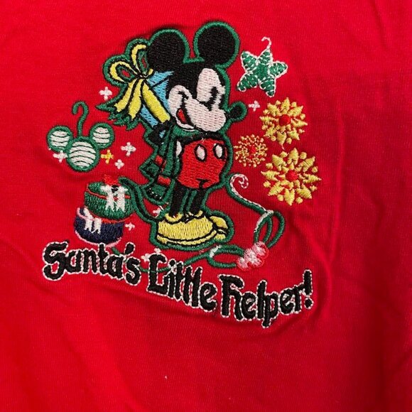 Disney "Santa's Little Helper" Embroidered T-Shirt - Picture 3 of 6